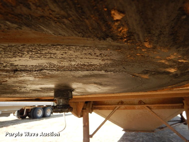 image for item GX9745 1974 Timpte double hopper bottom grain trailer