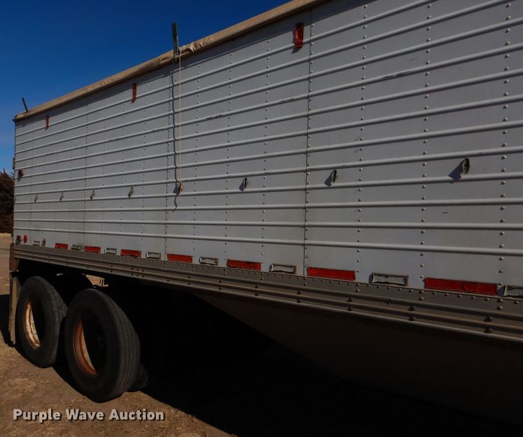 image for item GX9745 1974 Timpte double hopper bottom grain trailer
