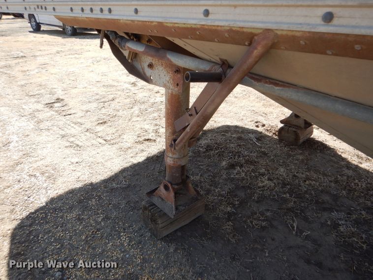 image for item GX9745 1974 Timpte double hopper bottom grain trailer
