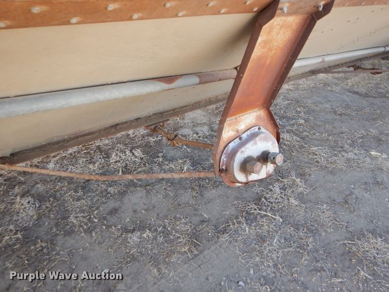 image for item GX9745 1974 Timpte double hopper bottom grain trailer