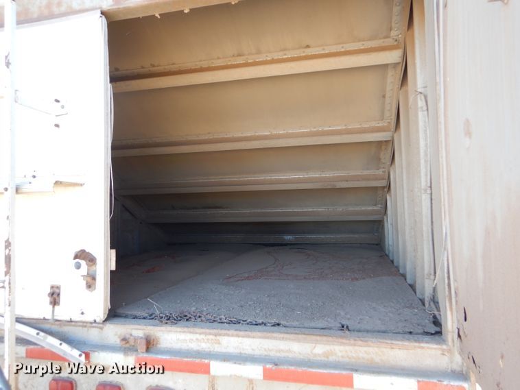 image for item GX9745 1974 Timpte double hopper bottom grain trailer