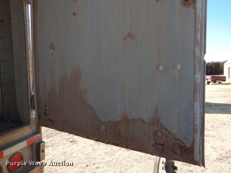 image for item GX9745 1974 Timpte double hopper bottom grain trailer