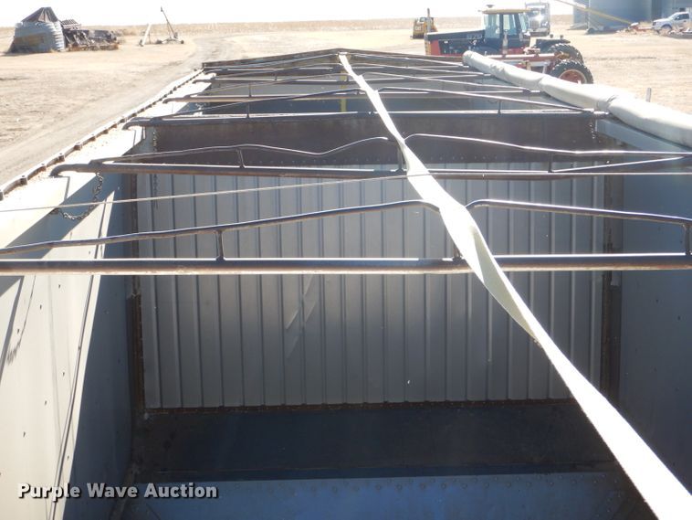 image for item GX9745 1974 Timpte double hopper bottom grain trailer