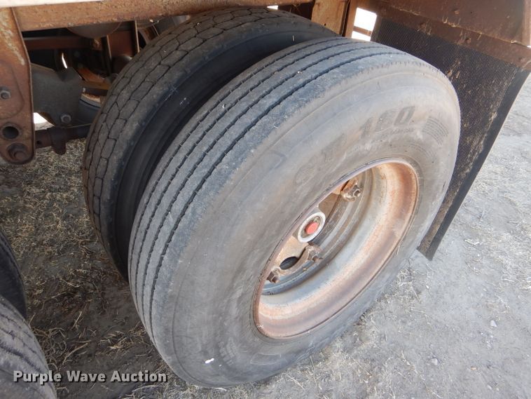 image for item GX9745 1974 Timpte double hopper bottom grain trailer