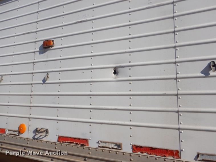 image for item GX9745 1974 Timpte double hopper bottom grain trailer