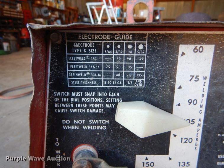 image for item GX9756 Lincoln Weldanpower 150 welder/generator