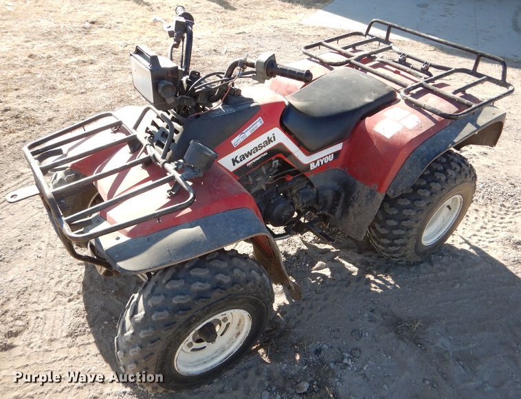 1989 Kawasaki Bayou ATV in Grinnell, KS | Item GX9757 sold