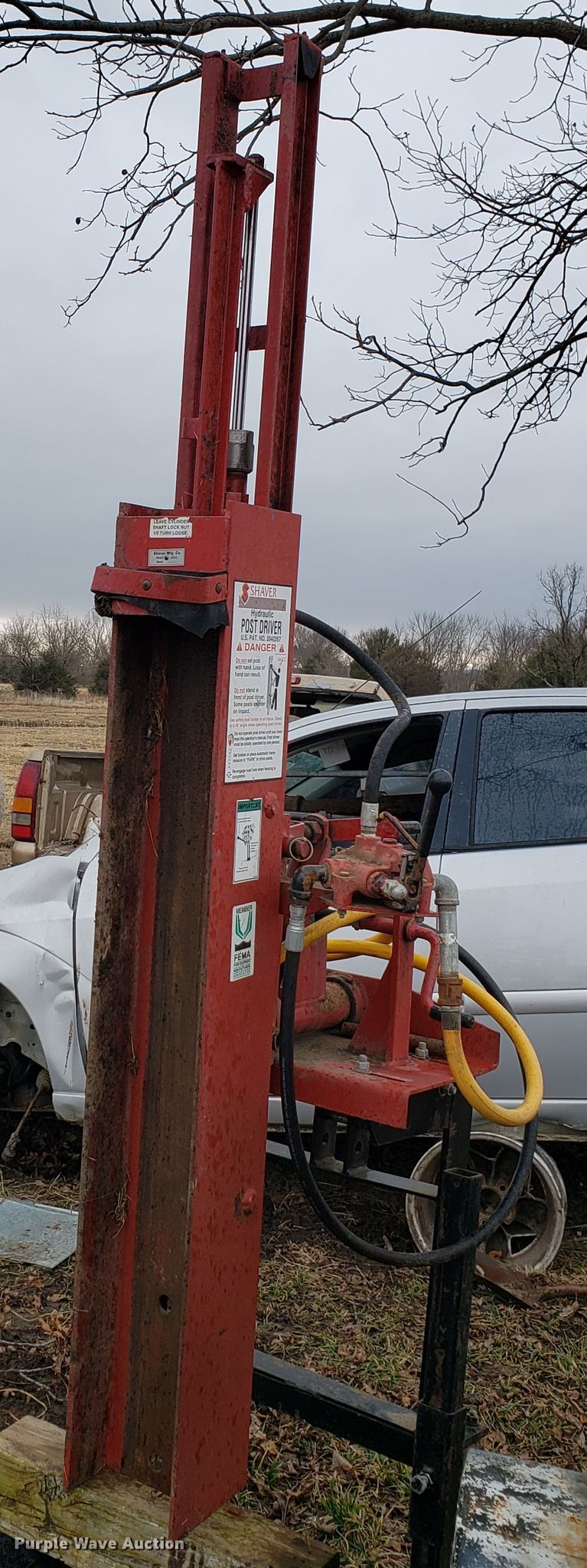 Shaver HD8 post driver in Cherryvale, KS Item GG9589 sold Purple Wave