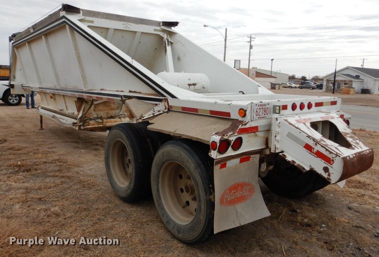 image for item DF7365 2000 Red River BD237 bottom dump trailer