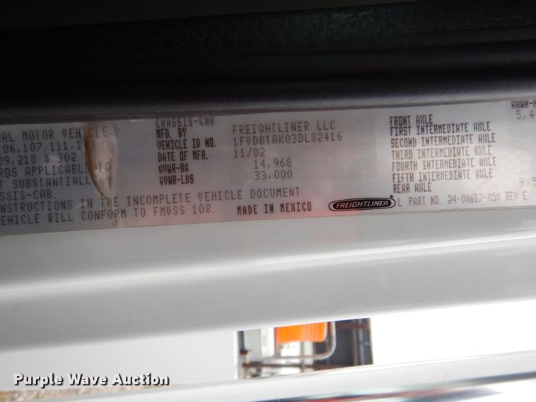 image for item DH5309 2003 Freightliner Business Class M2 bucket truck