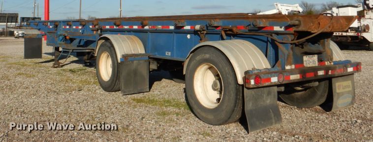 image for item DH5314 1996 Benlee TATBS1048 roll off container trailer