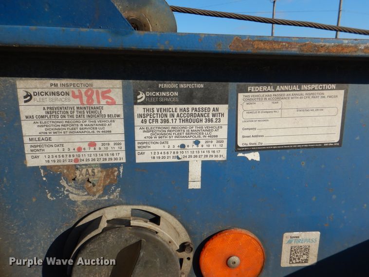 image for item DH5314 1996 Benlee TATBS1048 roll off container trailer