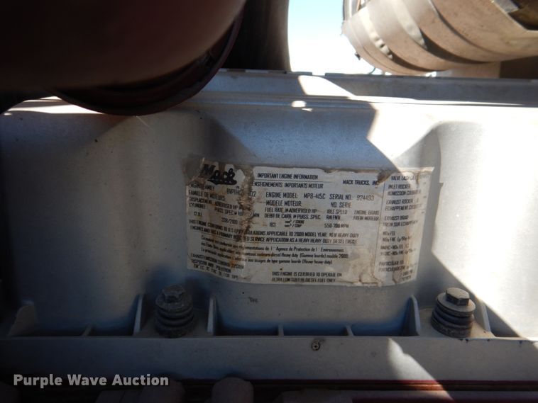 image for item DH5315 2009 Mack CHU613 crane truck