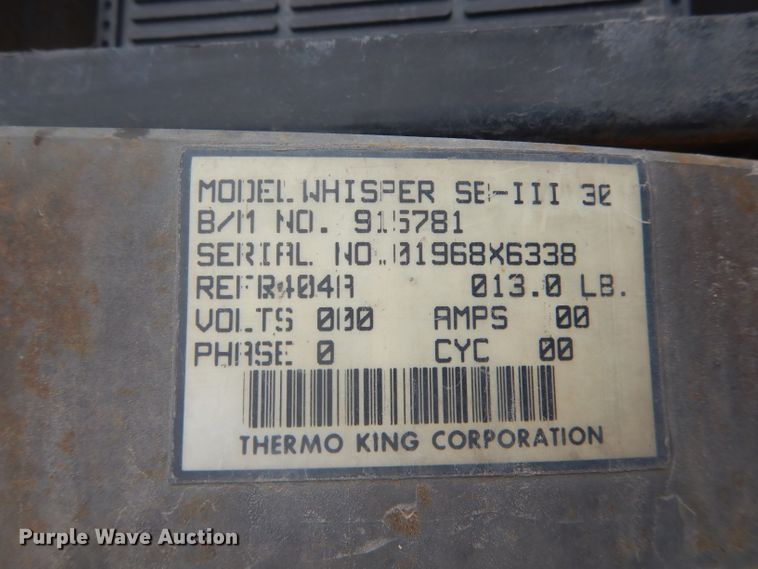 image for item DH6332 1999 Trailmobile refrigerated van trailer