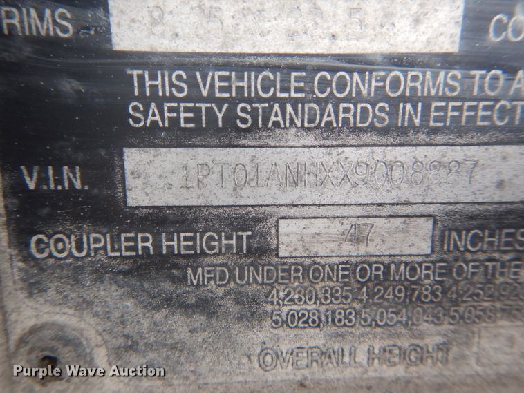 image for item DH6332 1999 Trailmobile refrigerated van trailer