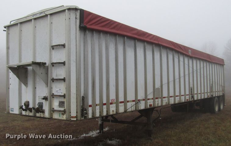 image for item DH8366 1999 Wilkens OK20A32GCFSD live bottom trailer