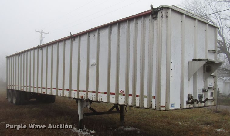 image for item DH8366 1999 Wilkens OK20A32GCFSD live bottom trailer