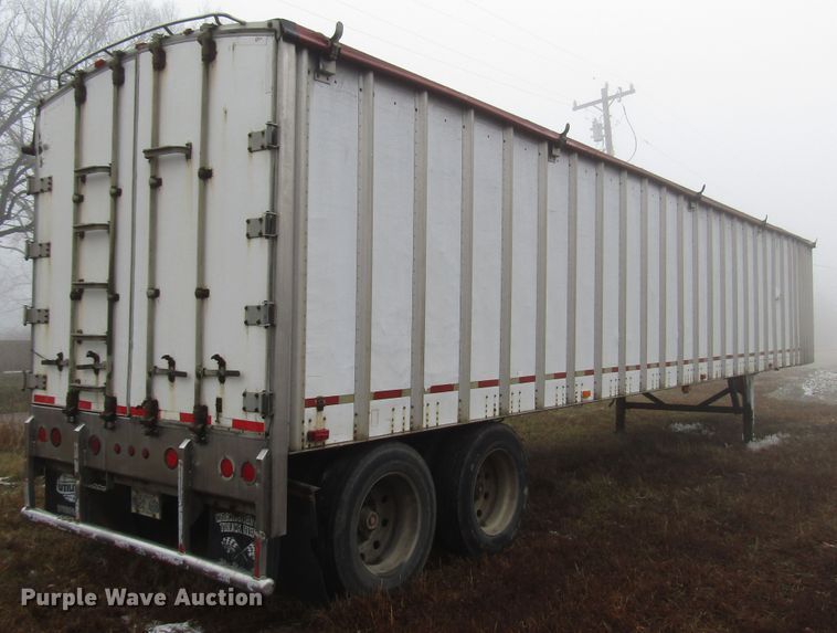 image for item DH8366 1999 Wilkens OK20A32GCFSD live bottom trailer