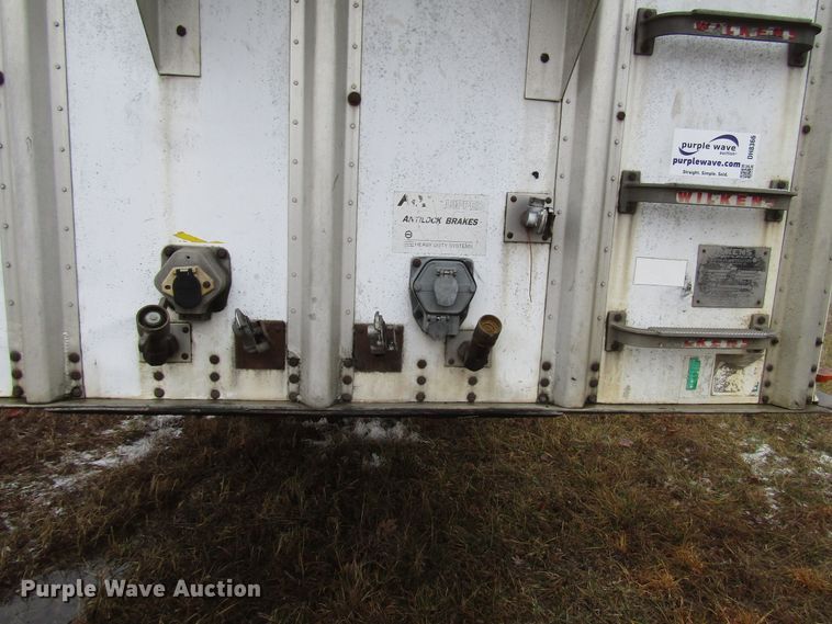 image for item DH8366 1999 Wilkens OK20A32GCFSD live bottom trailer