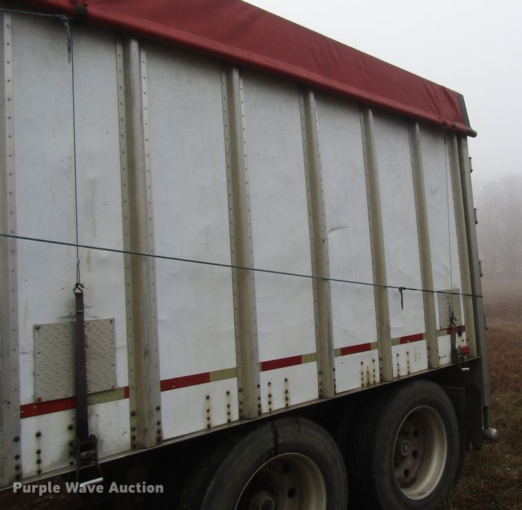 image for item DH8366 1999 Wilkens OK20A32GCFSD live bottom trailer