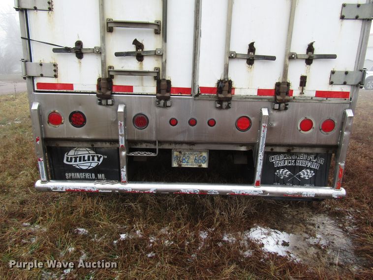image for item DH8366 1999 Wilkens OK20A32GCFSD live bottom trailer