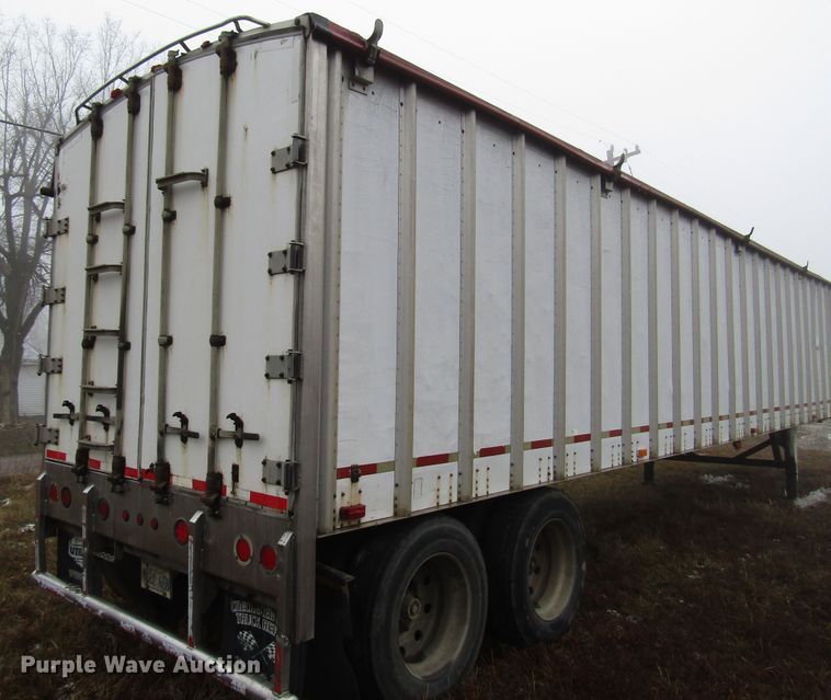 image for item DH8366 1999 Wilkens OK20A32GCFSD live bottom trailer