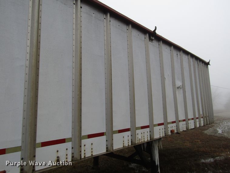 image for item DH8366 1999 Wilkens OK20A32GCFSD live bottom trailer