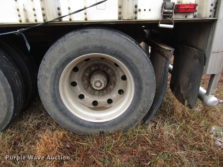 image for item DH8366 1999 Wilkens OK20A32GCFSD live bottom trailer