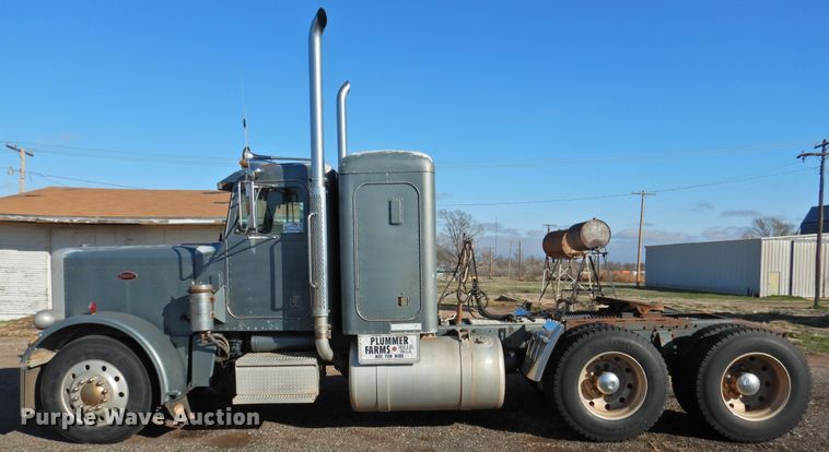 image for item DI0022 1984 Peterbilt 359 semi truck