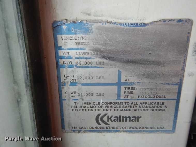 image for item EK9150 2008 Kalmar yard truck