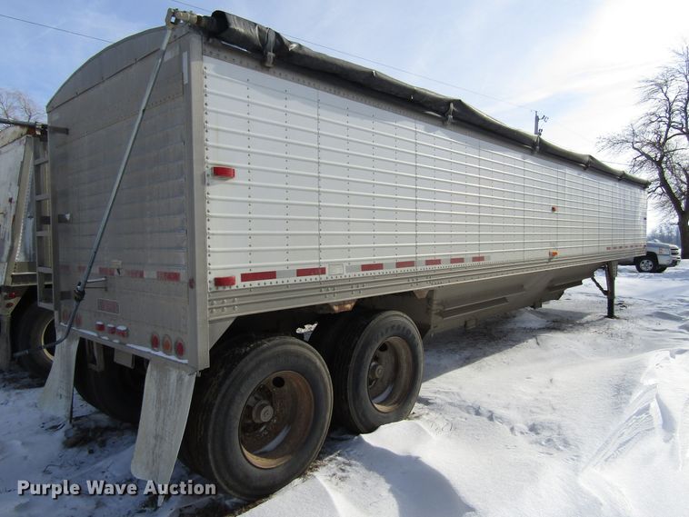 image for item FD9336 1994 Timpte double hopper bottom grain trailer