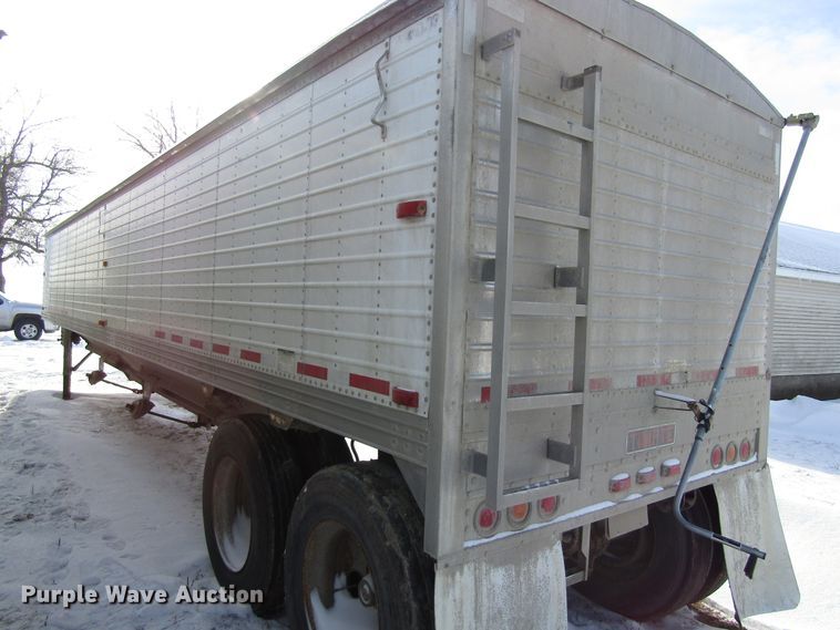 image for item FD9336 1994 Timpte double hopper bottom grain trailer