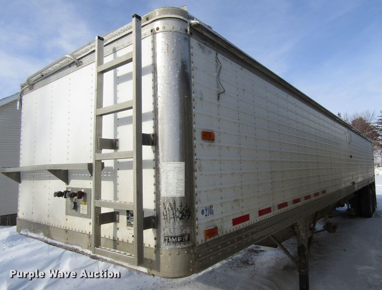 image for item FD9336 1994 Timpte double hopper bottom grain trailer