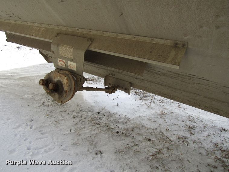 image for item FD9336 1994 Timpte double hopper bottom grain trailer