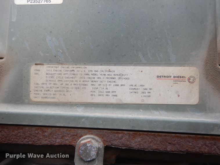 image for item FU9182 2007 Freightliner Columbia semi truck