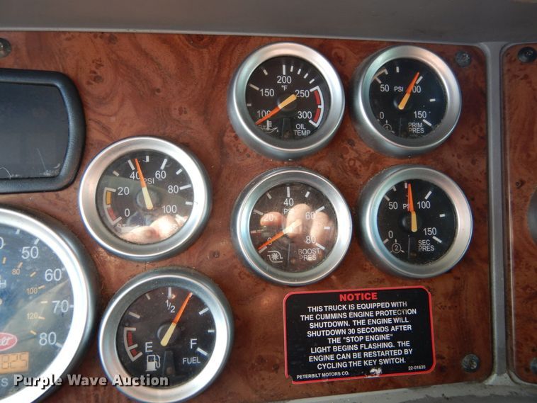 image for item GB9783 2007 Peterbilt 387 semi truck