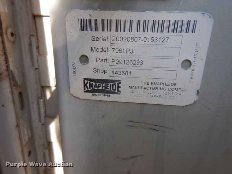 image for item DE4256 2009 Ford F250 Super Duty Crew Cab utility bed pickup truck