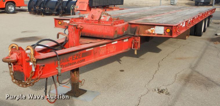 image for item DE4407 2006 Trail Eze TE401 tilt deck equipment trailer