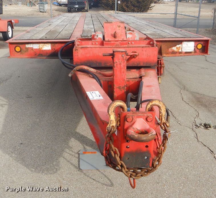 image for item DE4407 2006 Trail Eze TE401 tilt deck equipment trailer