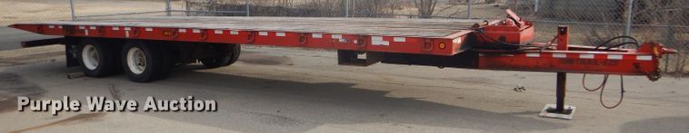 image for item DE4407 2006 Trail Eze TE401 tilt deck equipment trailer