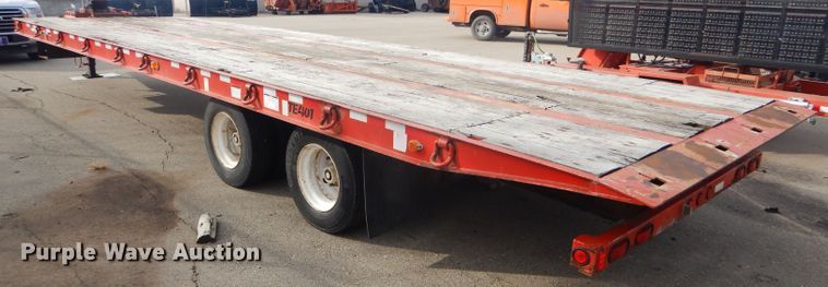 image for item DE4407 2006 Trail Eze TE401 tilt deck equipment trailer
