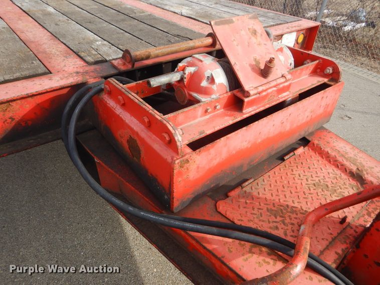 image for item DE4407 2006 Trail Eze TE401 tilt deck equipment trailer