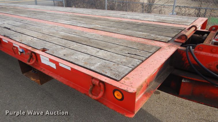 image for item DE4407 2006 Trail Eze TE401 tilt deck equipment trailer