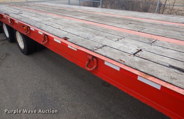 image for item DE4407 2006 Trail Eze TE401 tilt deck equipment trailer