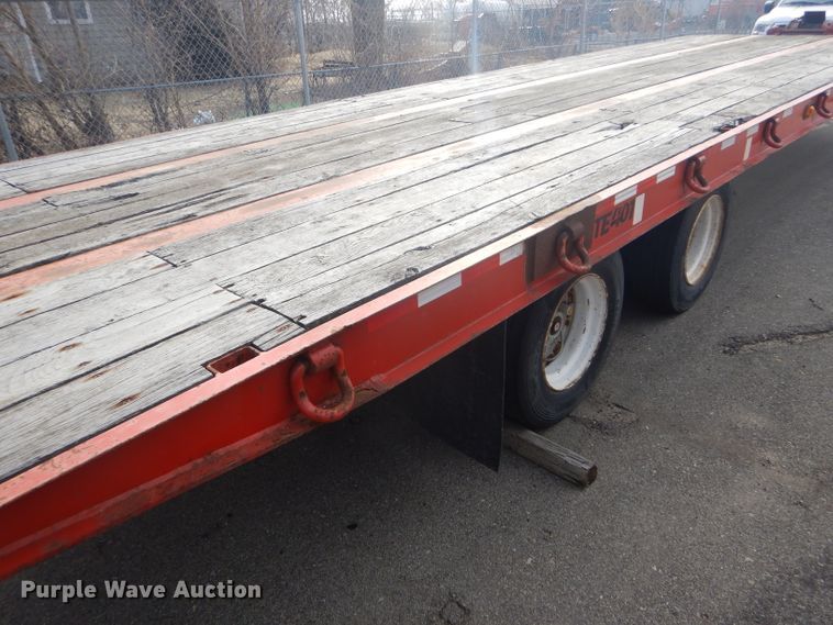 image for item DE4407 2006 Trail Eze TE401 tilt deck equipment trailer