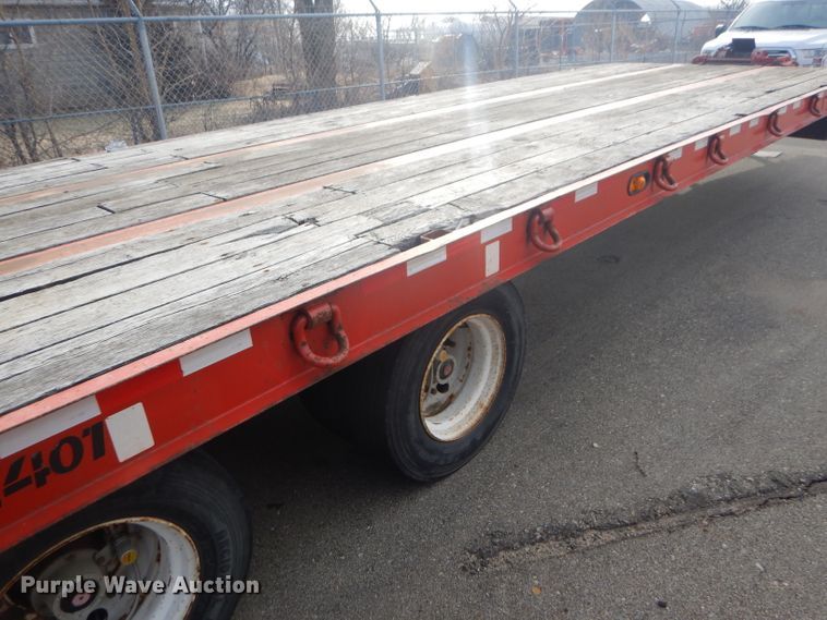 image for item DE4407 2006 Trail Eze TE401 tilt deck equipment trailer