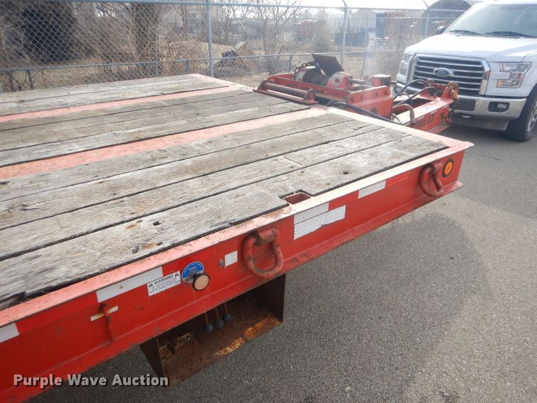 image for item DE4407 2006 Trail Eze TE401 tilt deck equipment trailer