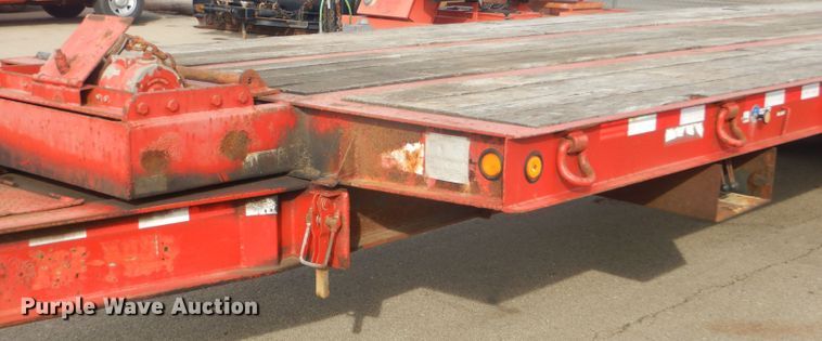image for item DE4407 2006 Trail Eze TE401 tilt deck equipment trailer