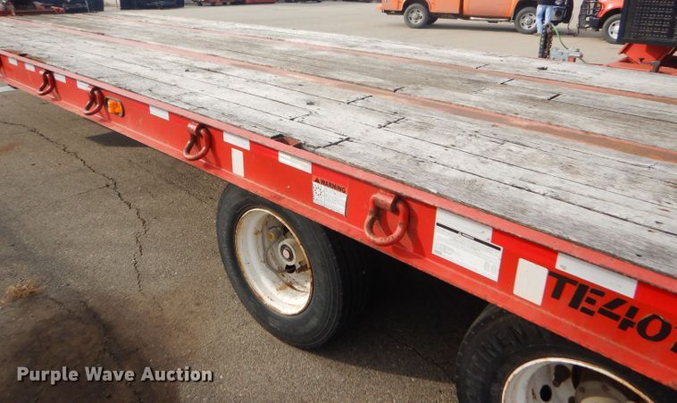 image for item DE4407 2006 Trail Eze TE401 tilt deck equipment trailer
