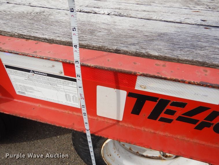 image for item DE4407 2006 Trail Eze TE401 tilt deck equipment trailer